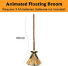 Animated Lighted Witch Broom